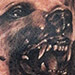 Sheriff K9 Memorial Dad Portrait Tattoo Design Thumbnail